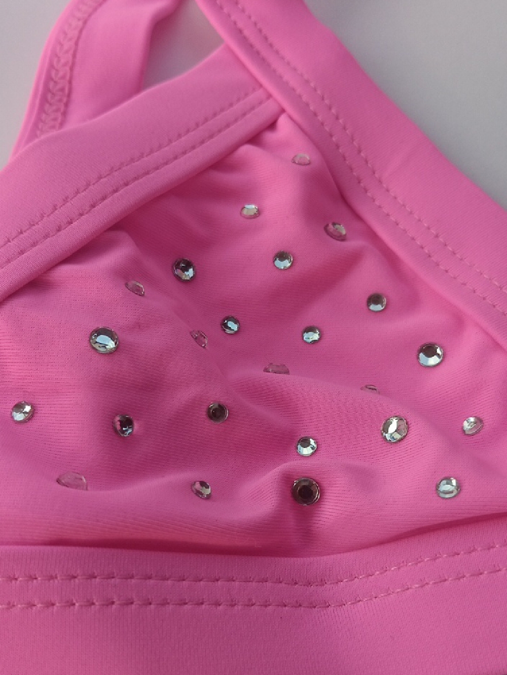 Pink Rhinestone Bikini Set - Picture 3 of 6